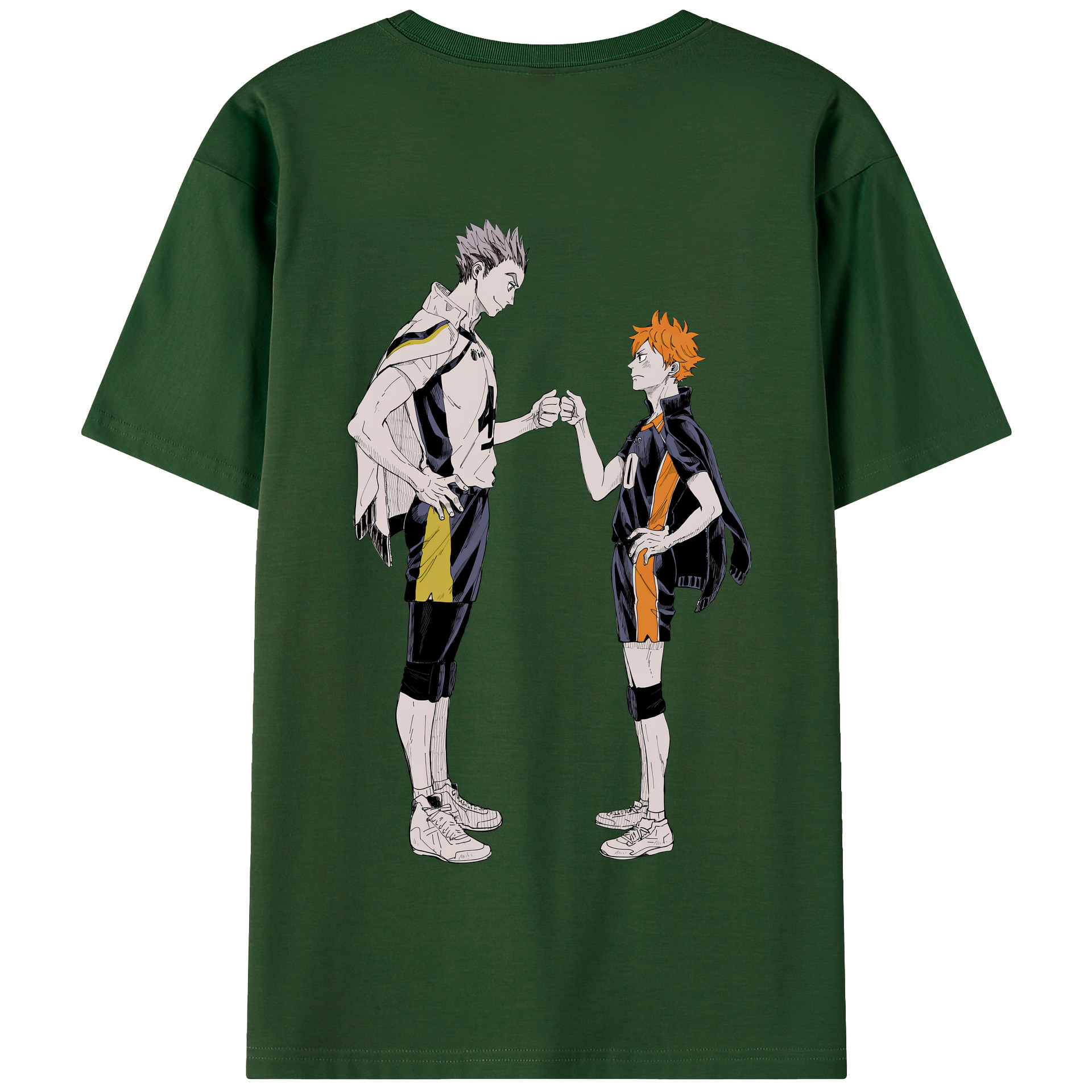 （画像用） ハイキュー!! Haikyu!! 綿100％半袖Tシャツ（背面プリント）